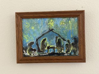 Nativity Christmas Original Painting