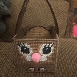 Handmade Bunny Basket 