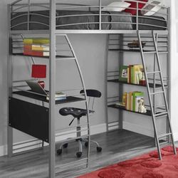 Twin Bed With Mattress And A Lot Of Room Under 