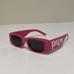 Palm Angles Sunglasses Pink/silver Frames