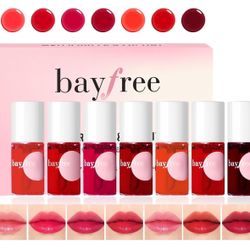 Lip Tint Stain Set, Lip Stain Long Lasting Waterproof, Lightweight, Non-sticky, Transfer-Proof, Matte Finish (fruit land) 900+ bought in past month