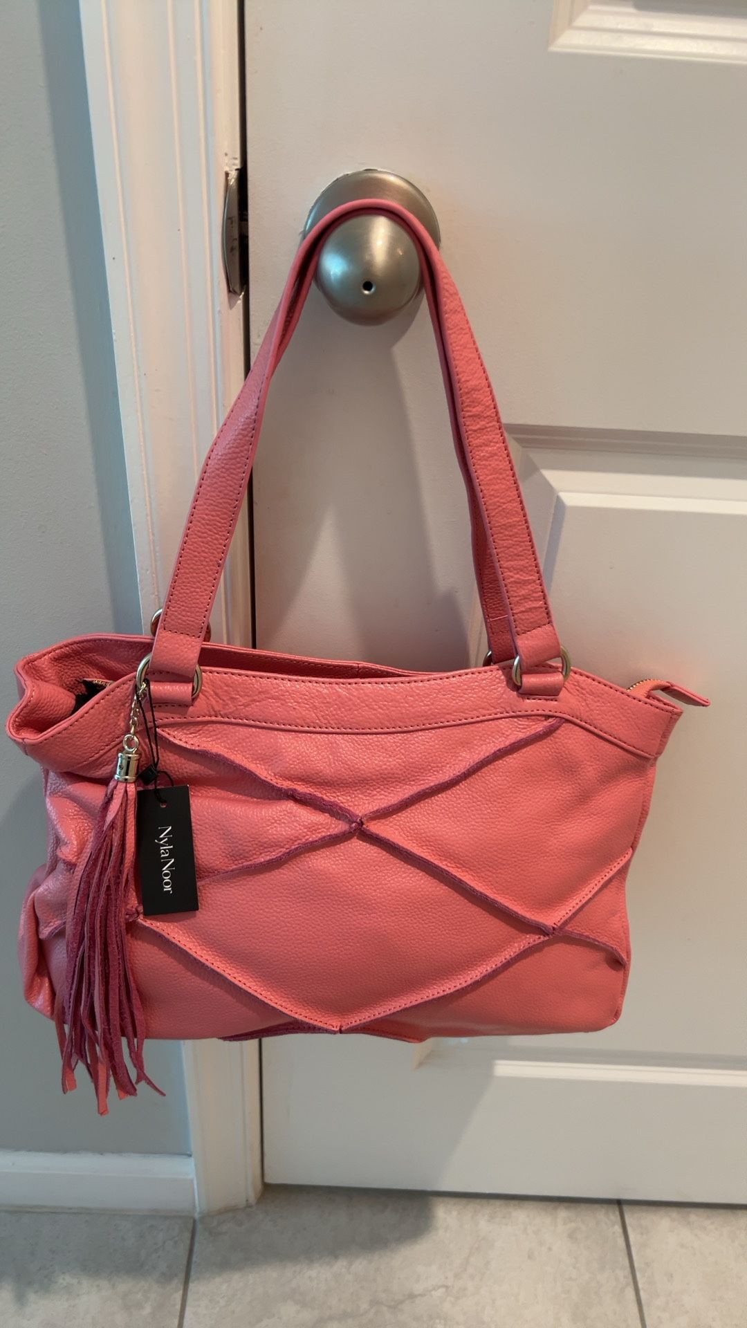 New With Tags NYLA NOOR Pink SOHO Shoulder Bag