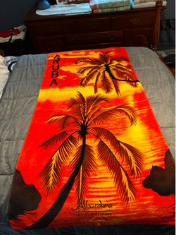 New Aruba sunset beach towel 30 x 58