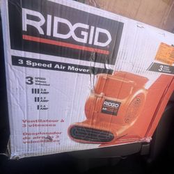RIDGID 3 Speed Air Mover Blower Open Box New