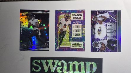 MVP Lamar Jackson Parallels,STARDUST,ASTRAL,PURPLE PRIZM