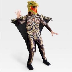 NEW Dragon costume for children kids boys girls with mask, wings, sound and lights size M