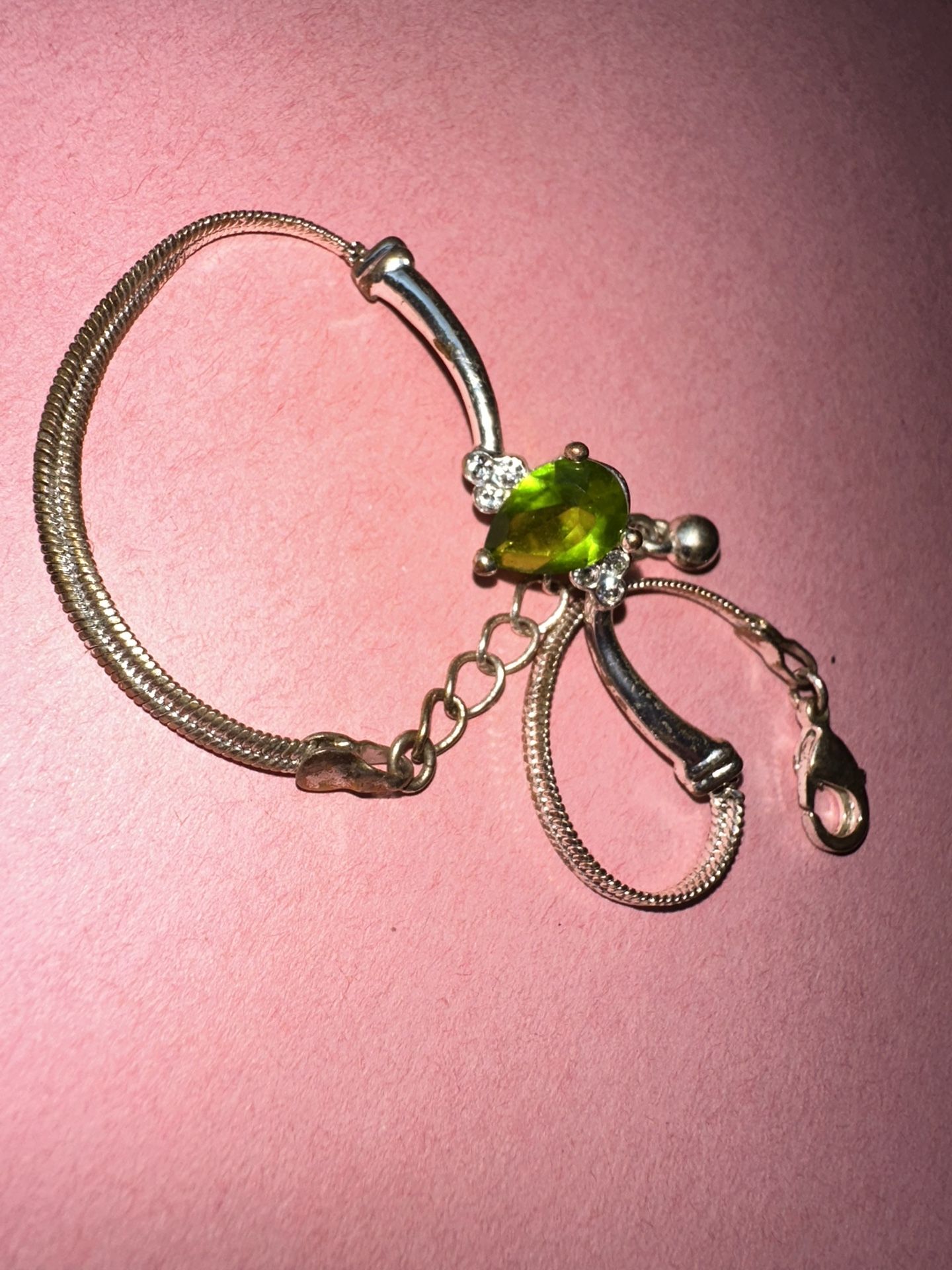 Green Diamond Bracelet