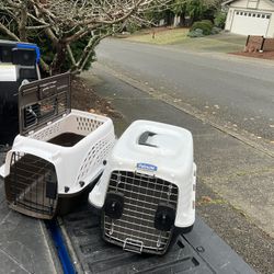 Small Dog Cat Rabbit Bunny Kennel Crate Carrier Like New 20” L by 10” W by 10” H $20 Each