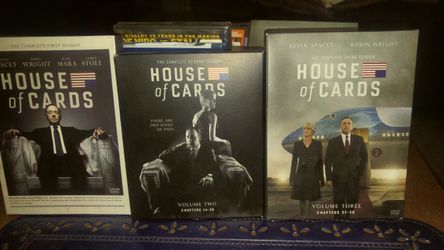 House of Cards DVD Seasons 1 2 3