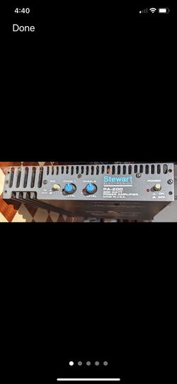 Stewart PA-200 Rackmount Amplifier