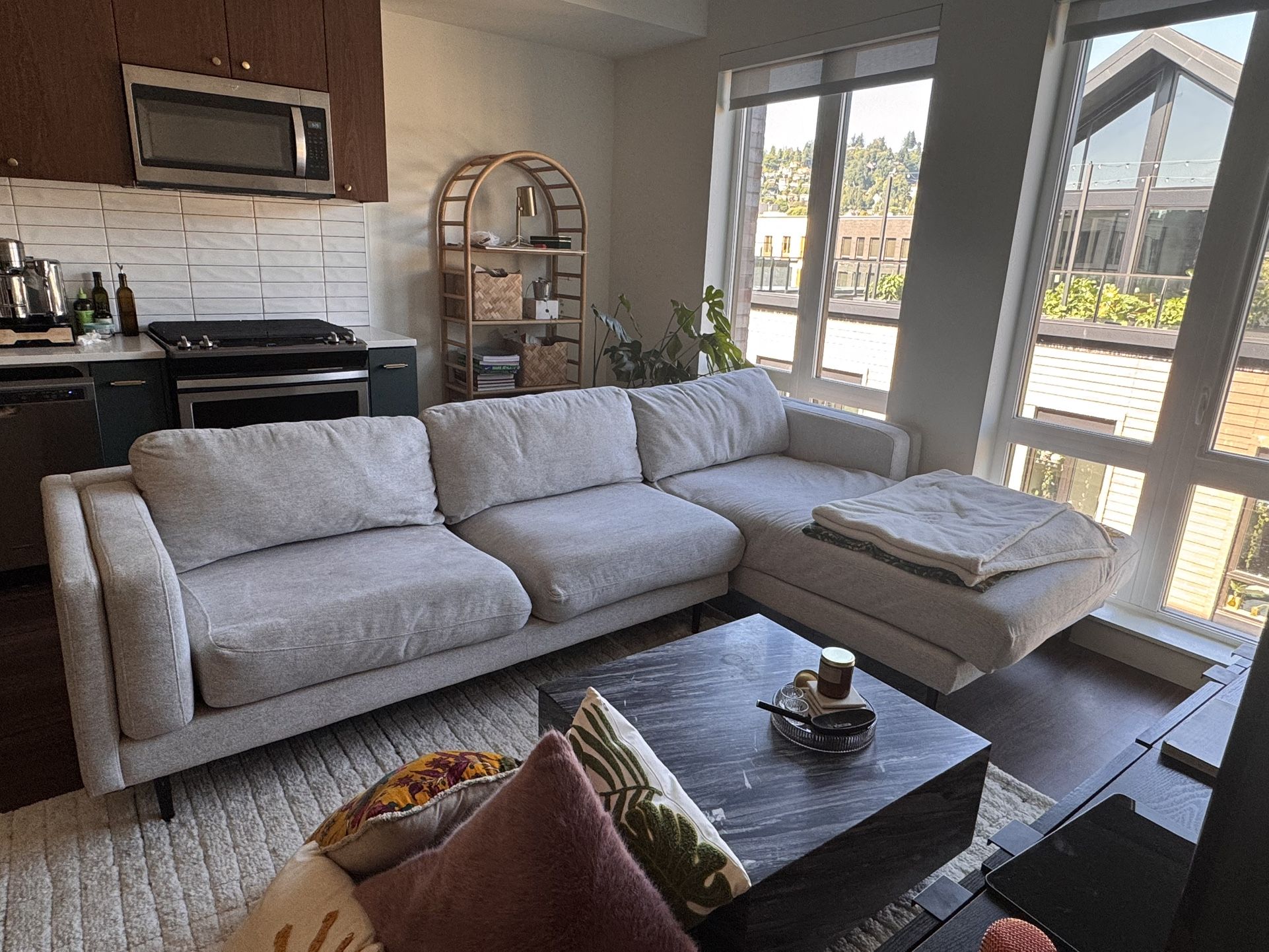 Grey Sectional Sofa