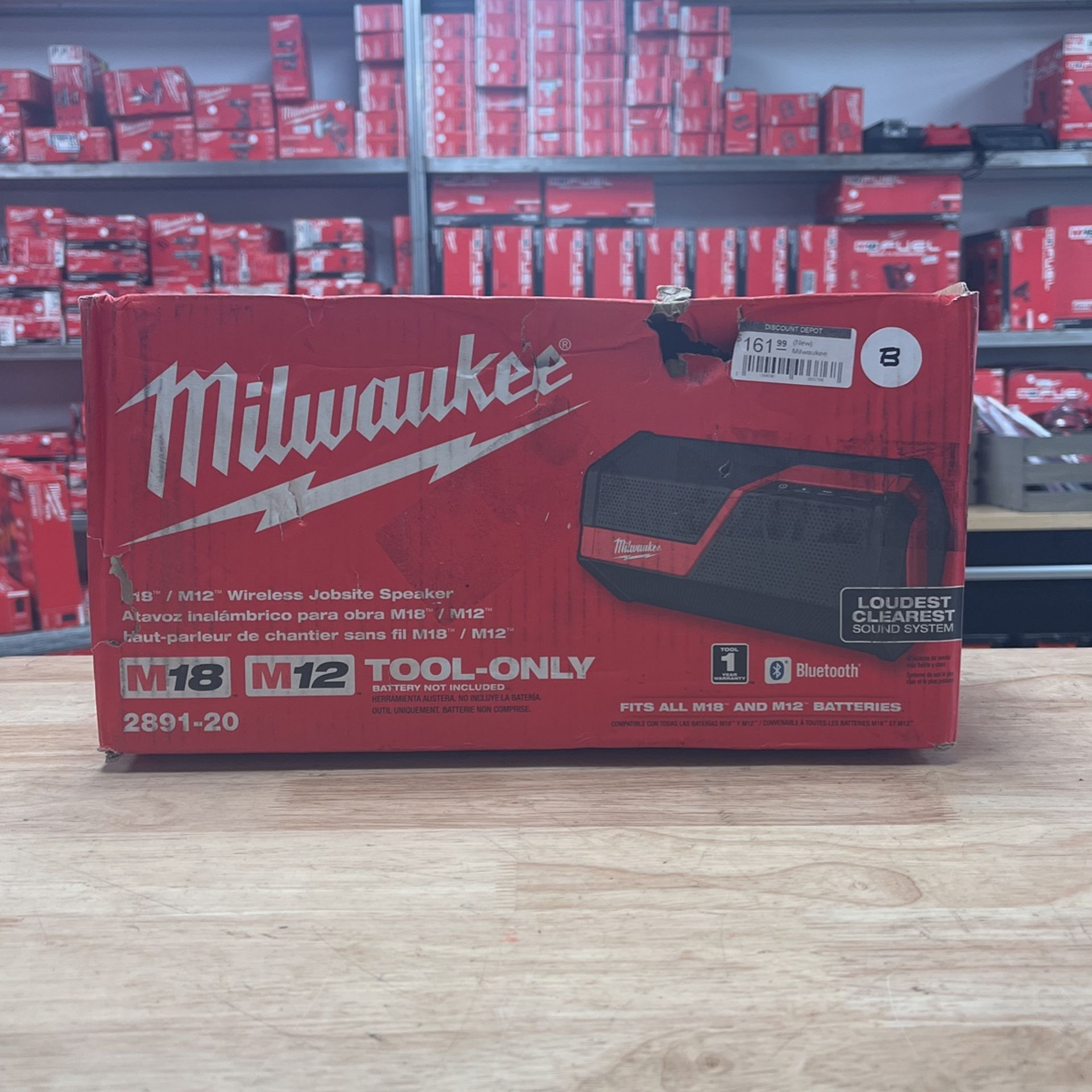 Milwaukee M18/M12 Lithium-Ion Cordless Wireless Jobsite Speaker