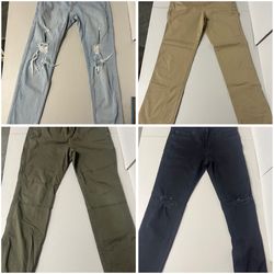 Lot of 4 Hollister Pants Cargos/Jeans