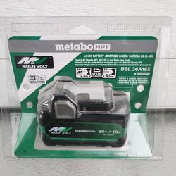 Metabo HPT 18V/36V MultiVolt Lithium-ion Battery 18V/5Ah 36V/2.5Ah (380083M)