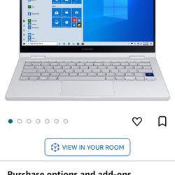 Laptop Samsung - Galaxy Book Flex Alpha 2-in-1 13.3" QLED Touch-Screen Intel Core i5-8GB Memory - 256GB SSD - Royal Silver - NP730QCJ-K01US

