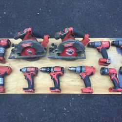 Milwaukee M18 Battery Power Tools