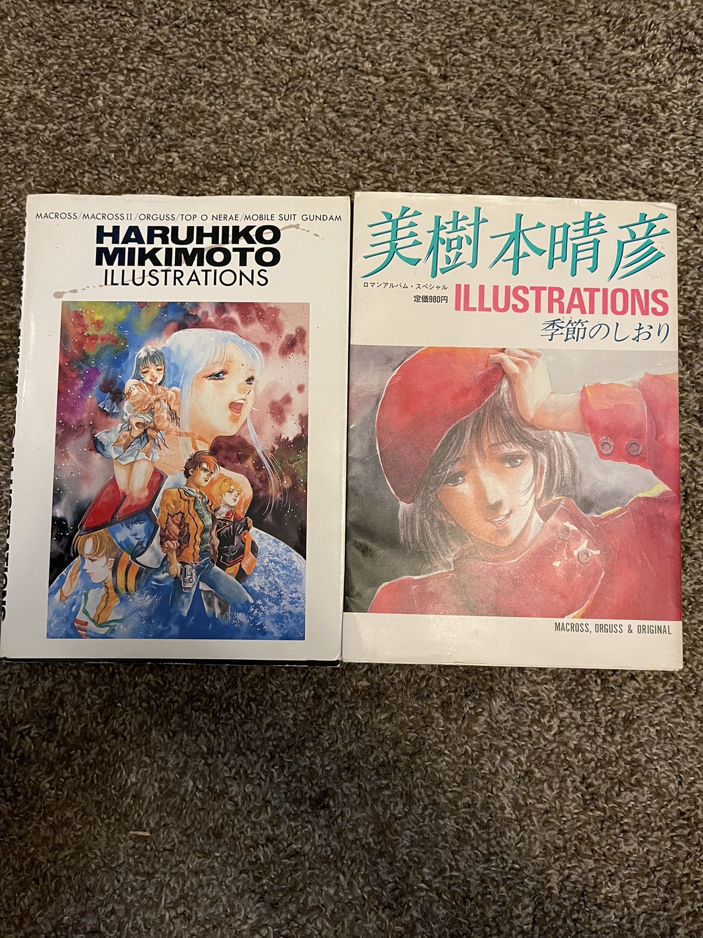2 Japanese Illustration books 