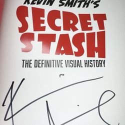 Kevin Smith signed Secret Stash: The Definitive Visual History 1st print HC book