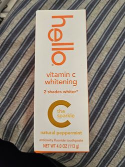 Hello Vitamin C Whitening Toothpaste 4 oz