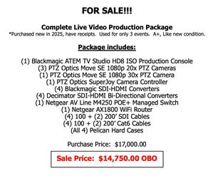 Complete Live Video Production Package