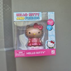 Hello Kitty And Friends Die-Cast Figure- Series 1 - Hello Kitty Pink * New *