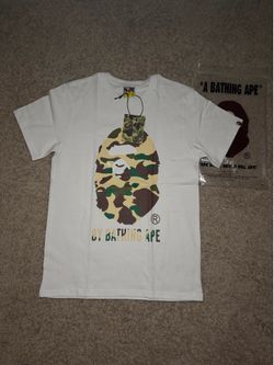 White/military bape T