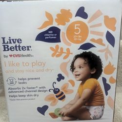 CVS Brand Diapers Size 5