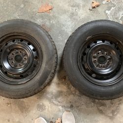 2-Used Bridgestone Blizzak winter tires- WS-15 (WS90) Studless 
