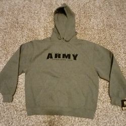 New With Tags ARMY Sweatshirt With Hood XL