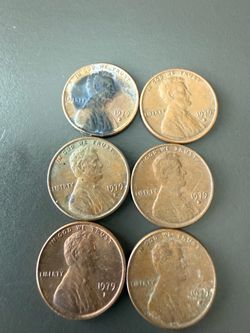 6 of the 1979 d Lincoln pennies