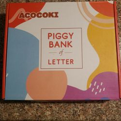 Piggy Bank Letters