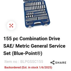 Bluepoint Socket Set BLPGSSC155