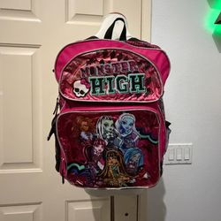 Monster High Backpack + 2 Shoulder Bags