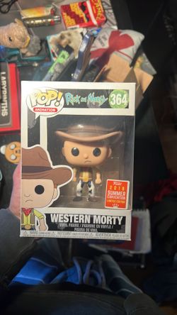 Funko POP! Western Morty from Rick and Morty 2018 summer convention limited edition unopened box