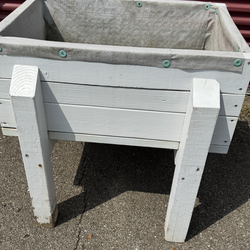 Raised Garden Planter 32 1/4” long  31 1/2” wide  34 3/4” tall