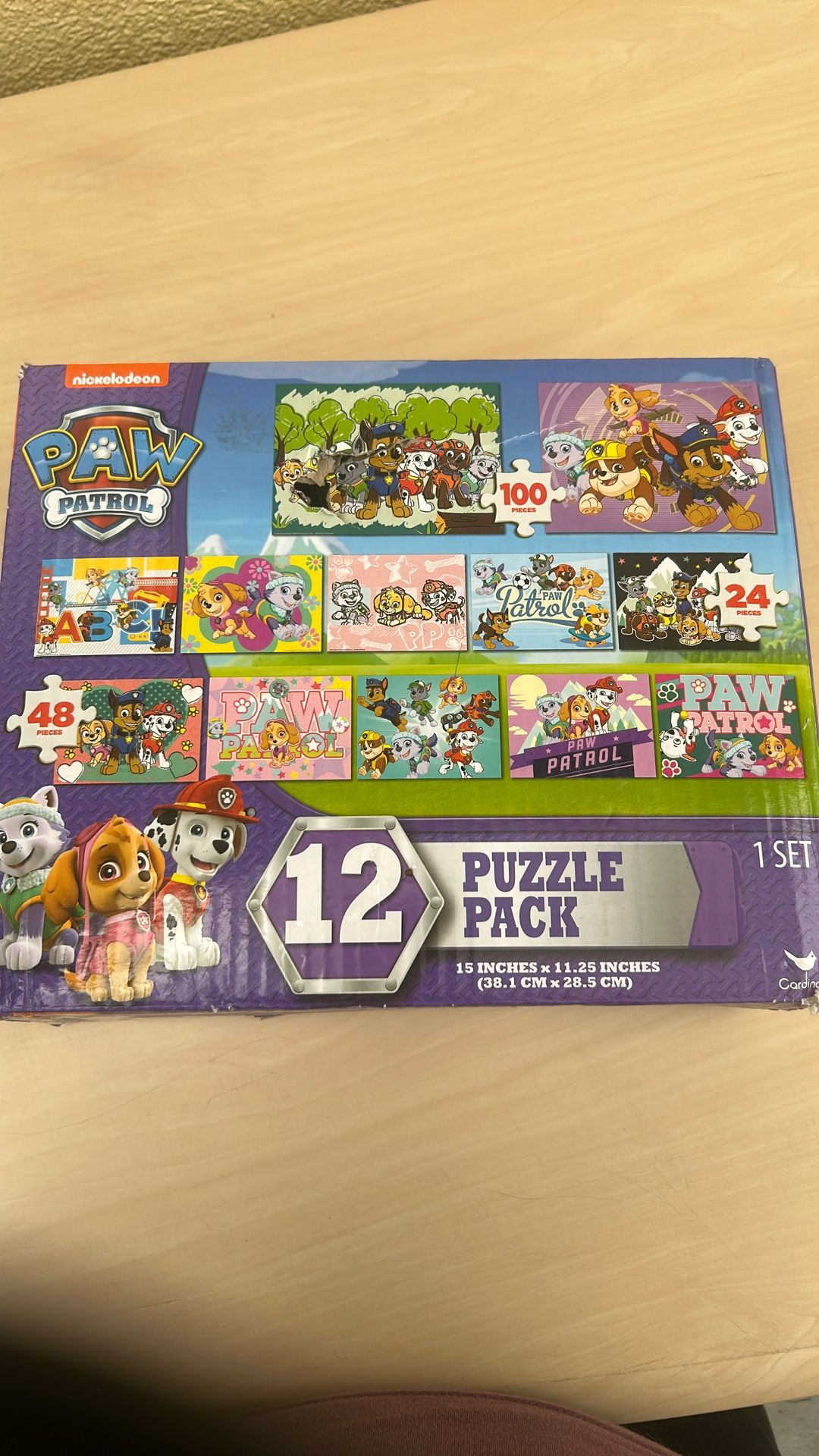 Paw Patrol 12 Puzzle Pack