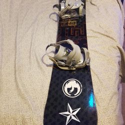 K2 Snowboard(used, 145cm board, medium size bindings)