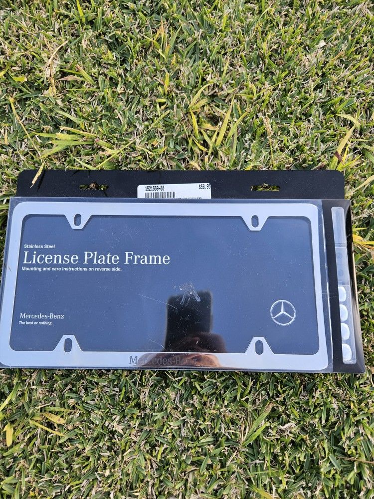 Mercedes Benz Chrome License Plate Frame