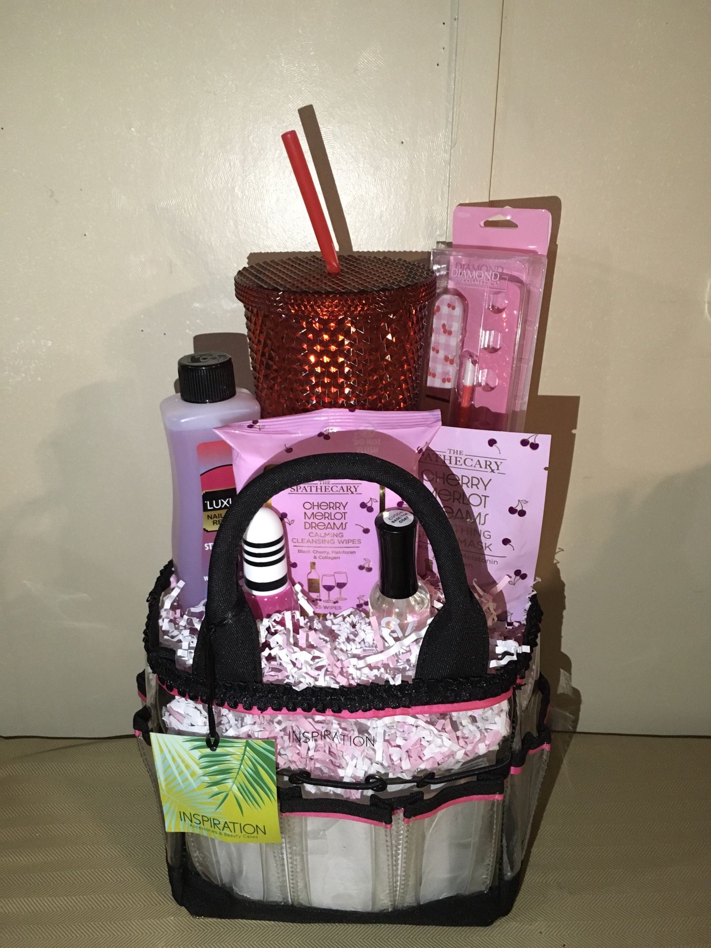 Mothers Day Makeup Bag Basket
