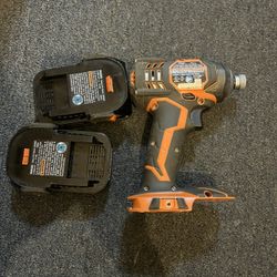 RIDGID TOOLS R86034 18v Impact Driver Set w/Battery