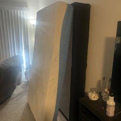 Like New Twin Bed,box Frame, And Bed Frame 