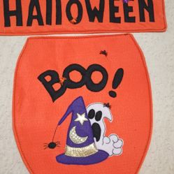 Halloween Ghost Toilet Seat And Tank Covers New Elongated Bathroom 