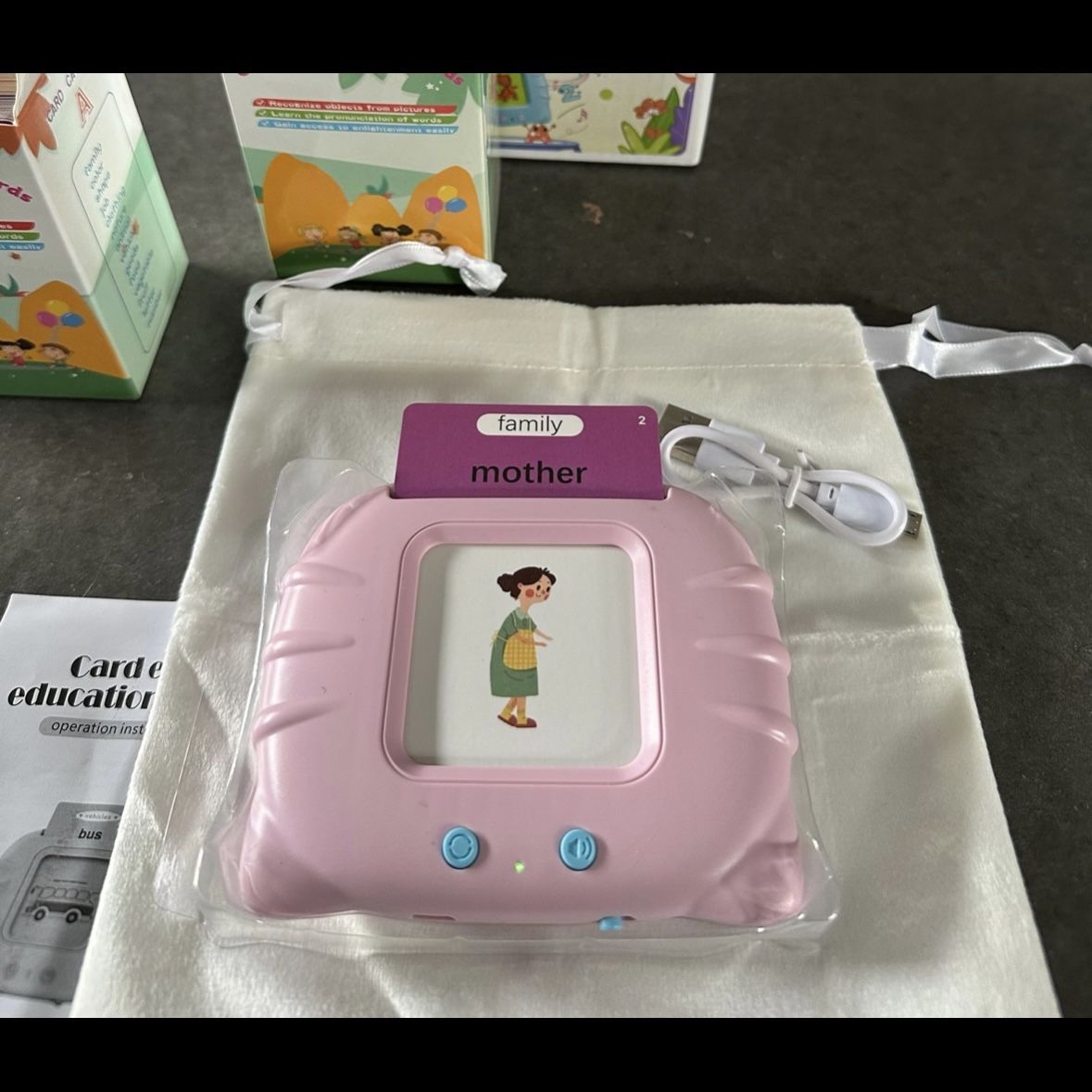 Talking Flash Cards Toy for Toddlers
