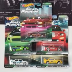 Hotwheels F&F Original Set