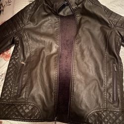 Leather jacket