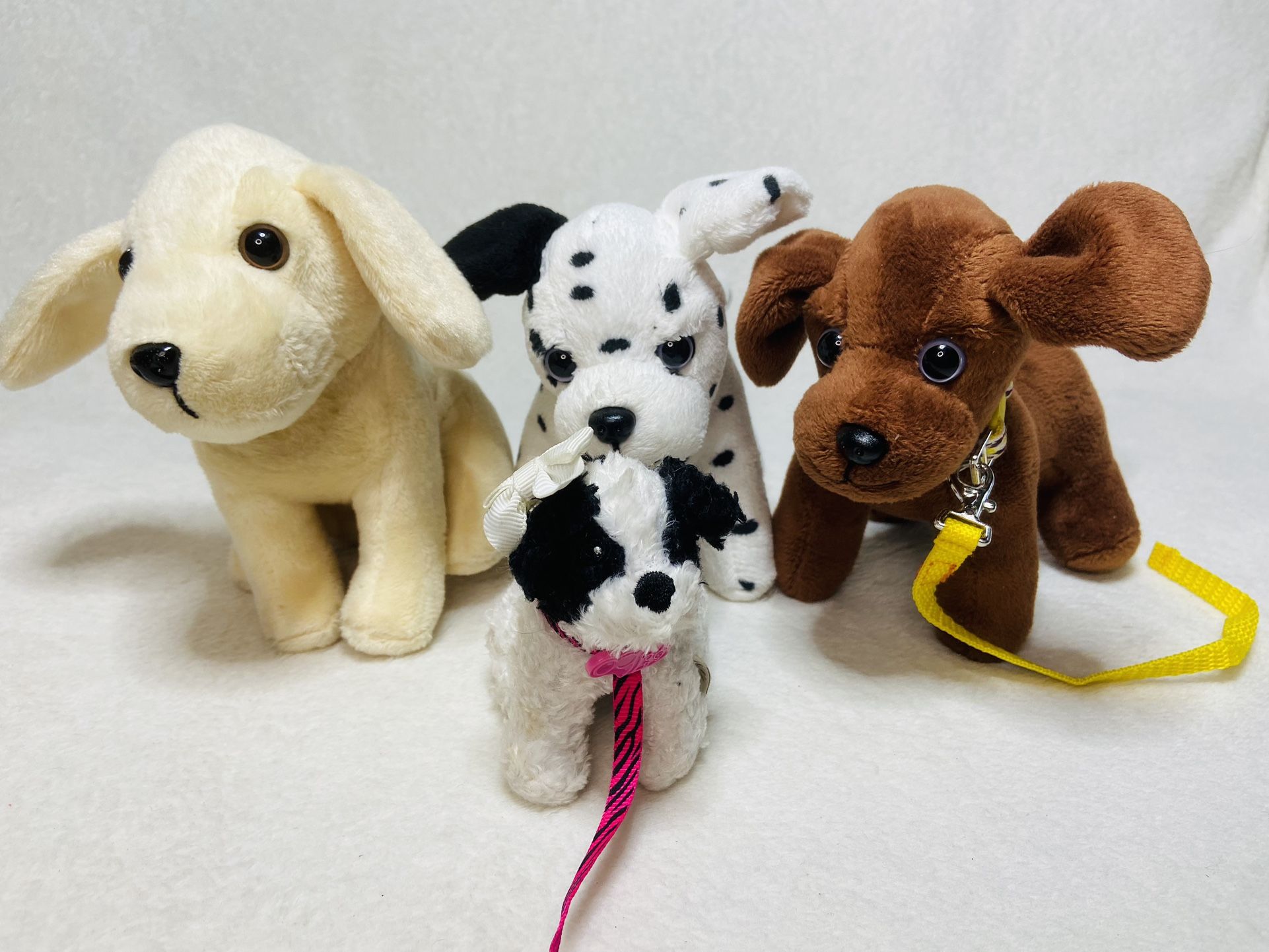Our Generation Plush Puppy Dog Bundle Lot of Four Dogs for 18” Dolls