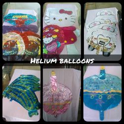 Helium balloons different prices
