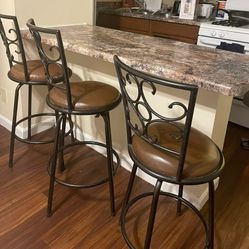 3 Bar Stools 