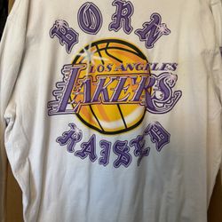 Born X Raised Lakers Airbrush L/s RARE (size 2XL)