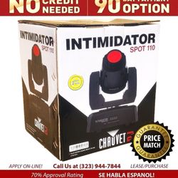 Chauvet DJ Intimidator Series Spot 110 Moving Head Gobo Projector LED Sound Activated 🚨 Payment Options Available 🚨 No Credit Needed 🚨 